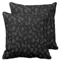 Animal Print Cushion Cover Set of 2, Multicolour, 20x20 inches