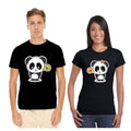 Cute Panda Matching Couple T-Shirts Set