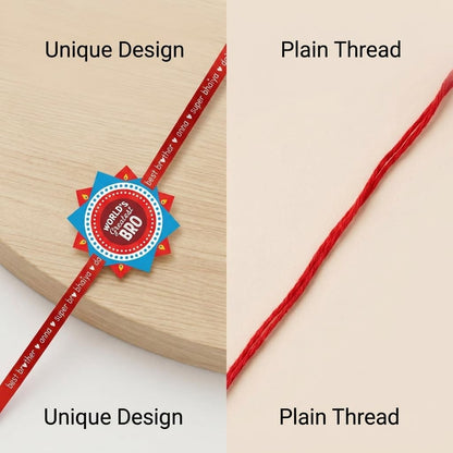 World's Greatest Bro & Lion Baby Bro Kids Rakhi - Set of 2