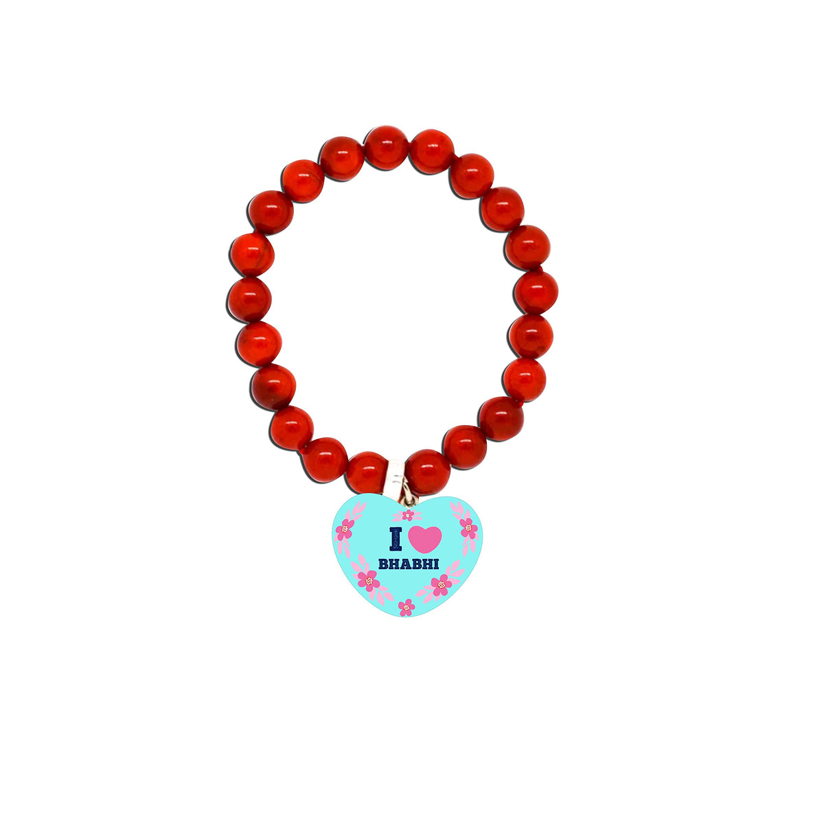 Best Bro Ever & I Love Bhabhi Beads Rakhi Combo Set of 2