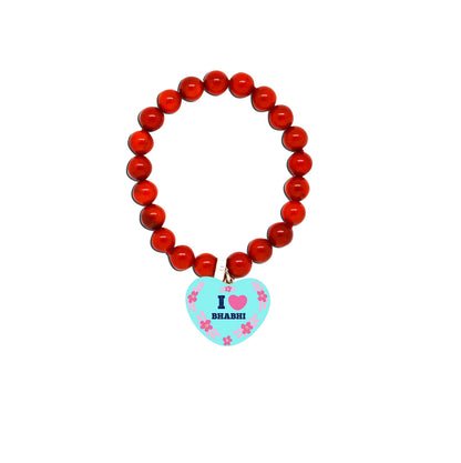 Best Bro Ever & I Love Bhabhi Beads Rakhi Combo Set of 2