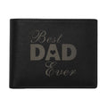 Best Dad Ever With Love Leather Wallet - Gift for Dad