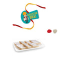 Rakhi Sweets Combo for Engineer Brother - Kaju Katli 500g