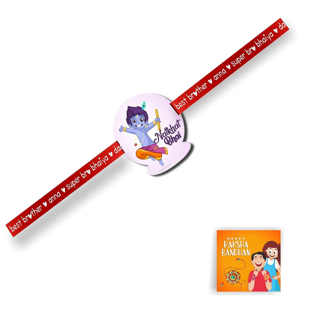 Natkhat Bhai Kids Rakhi for Brother - Combo Set of 2