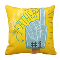 No. 1 Father Personalised Cushion Cover - 12x12 inches