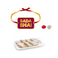 Rakhi Sweets Combo for Brother - Bada Bhai Rakhi & Kaju Katli 500g