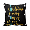 Best Dad in the World Velvet Cushion 12x12 with Filler - Dad Gift