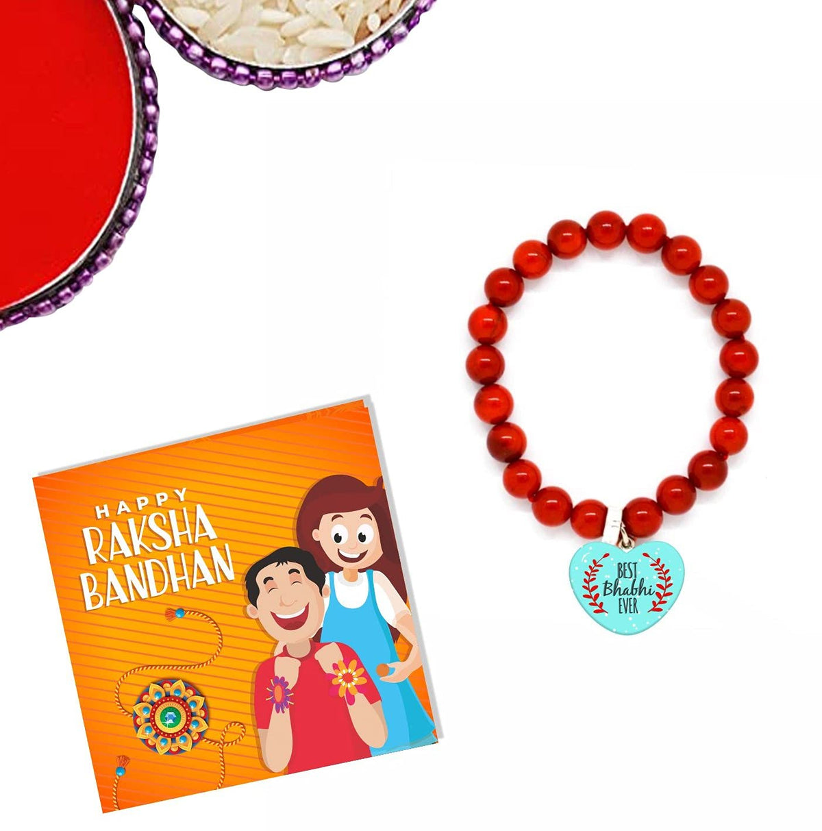 Dabang Bhabhi Beads Rakhi Gift for Sister-in-Law