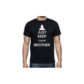 Just Keep Calm Brother Cotton T-Shirt for Bhai Dooj
