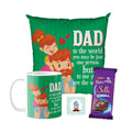 Dad You Are The World to Me Hamper - Mug, Coaster & Chocolate