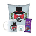 Best Dad Coffee Mug with Coaster and Dairy Milk Silk Hamper