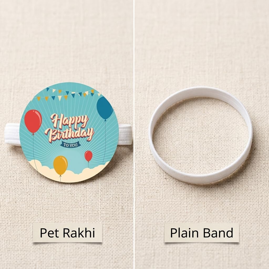 TheYayaCafe Dog Rakhi Rakshabandhan Gift for Pets Paw Accessories, Acrylic Pet Rakhi for Dogs and Cats