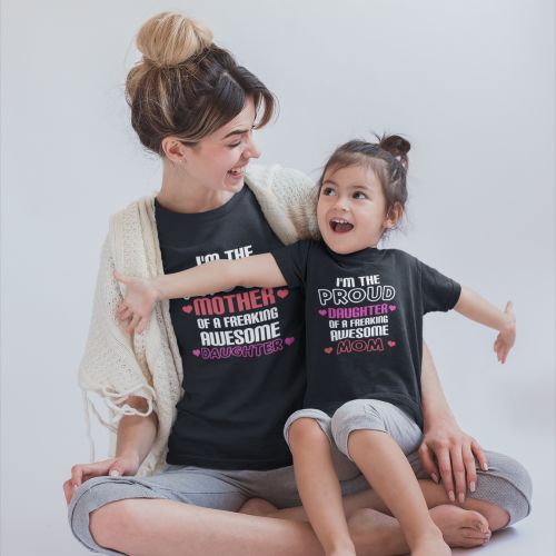 Proud Mother Daughter Family T-Shirts