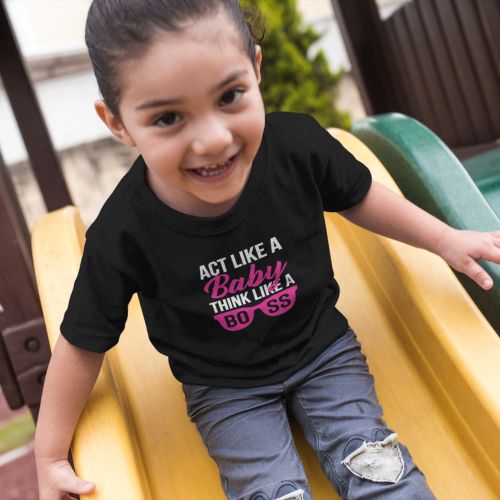 Act Like A Lady Think Like A Boss tshirt For Mom And daughter
