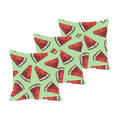 Watermelon Floral Cushion Cover Set of 3 - 12x12 inches