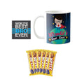 World's Best Bro Coffee Mug, Coaster & Chocolates Combo