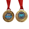 World's Best Bro Medal - Personalised Gift for Brother