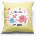 I Love You Mom Velvet Cushion Cover