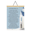 My Sister With Love Scroll Greeting Card 15x20 - Rakhi Gift