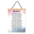My Sister Scroll Greeting Card 15x20 - Rakhi & Birthday Gift