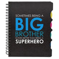 Super Hero Big Brother A5 Ruled Notebook, 300 Pages