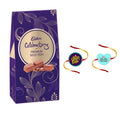 Rakhi Combo for Bhaiya Bhabhi - Cadbury Celebrations 217g with 2 Lumba Rakhi