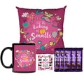 New Mom Mug & Cushion Combo with Coaster & Dairy Milk Chocolate