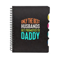 Promoted to Daddy Printed Notebook - New Dad Gift