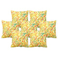 Abstract Cushion Cover Set of 7, 20x20 Inch