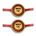 Mota Bhai Engraved Rakhi Combo - Pack of 2