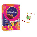 Cadbury Celebrations Chocolate Pack with Baby Saurus Rakhi - Small