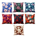 Beautiful Floral Cushion Covers Set of 7, 20x20 inches