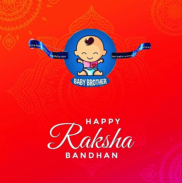 YaYa cafe� Rakhi for Brother Printed Rakhi with Roli-Tika Raksha Bandhan