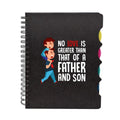 No Love Greater Than Father and Son Notebook - A5, 300 Pages