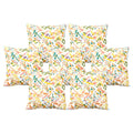 Elegant Abstract Cushion Covers, Set of 7 (20x20 inches)