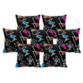 Abstract Cushion Cover Set of 7 - 16x16 inches Decor