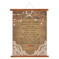 It's The Magic Love Valentine Canvas Scroll - Personalised Gift