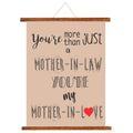 You Are My Mother In Love Personalised Scroll Card for Mom
