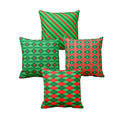 Christmas Cushion Covers Set of 4 - Festive Holiday Decor, 20x20