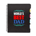 World's Best Dad Personalised Printed Notebook