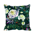 Floral Cushion Cover, 24x24 Inch, Printed Sofa Throw Pillow