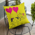 Valentine Cushion for Husband - You Make Me Smile Throw Pillow, 20x20