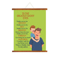 Greatest Daddy Ever Scroll Greeting Card for Father's Day