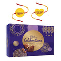 Cadbury Celebrations Chocolate Gift Pack with 2 Printed Rakhi for Bhaiya Bhabhi