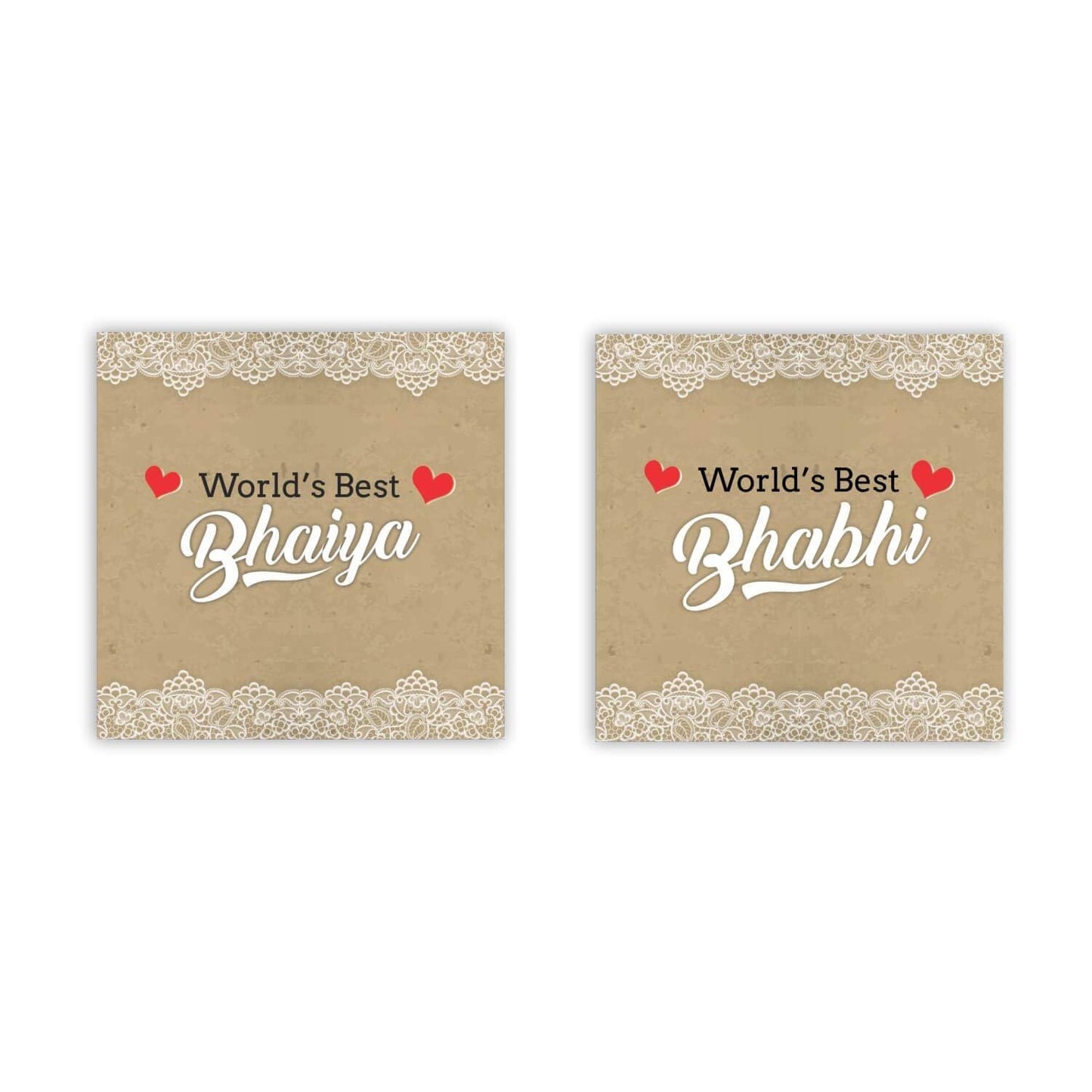 TheYaYaCafe Yaya Cafe Anniversary Gifts for Brother and Bhabhi, Gabru Bhai Dabang Bhabhi Beer Mug and Wine Glasses (Clear, 350ml) - Set of 4