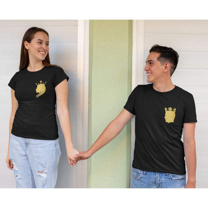 Begum Badshah King Queen Couple T-shirts