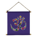 Angelic Om Canvas Wall Painting Scroll - 12 x 12 inches