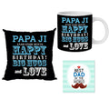 Best Papa Ji Cushion, Coffee Mug & Coaster Hamper Set