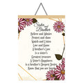 Sister and Brother Message Scroll Greeting Card - 15x20