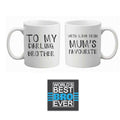 Cute Teasing Darling Quote Printed Coffee Mug 330 ml with Coaster